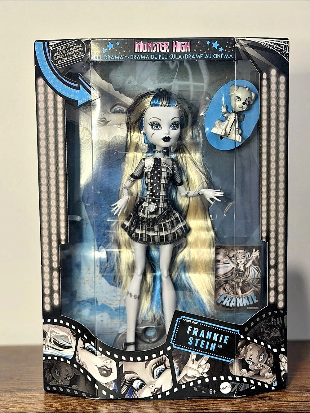 Monster High Reel Drama Frankie Stein Doll